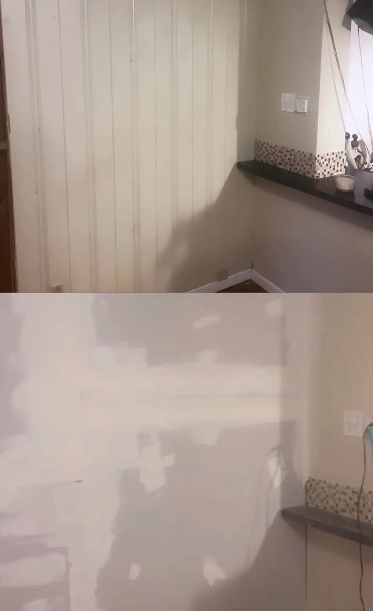 Wall surface and drywall work